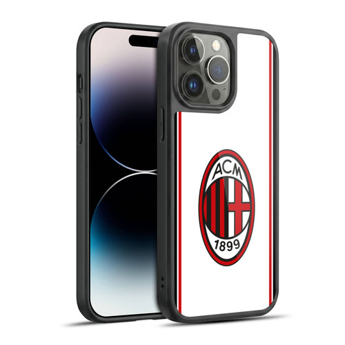 AC Milan 2017/18 Crest Kit Away Gel Armour Case For Apple iPhone 14 Pro Max