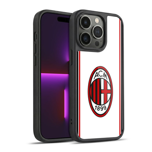 AC Milan 2017/18 Crest Kit Away Gel Armour Case For Apple iPhone 14 Pro