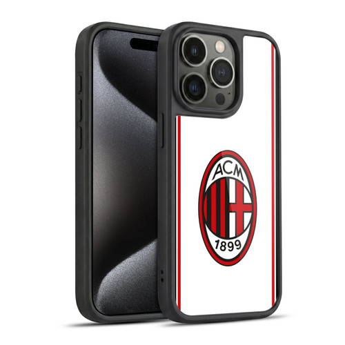 AC Milan 2017/18 Crest Kit Away Gel Armour Case For Apple iPhone 15 Pro