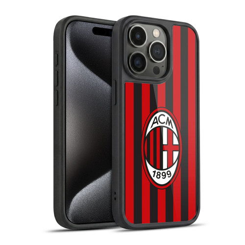 AC Milan 2017/18 Crest Kit Home Gel Armour Case For Apple iPhone 15 Pro