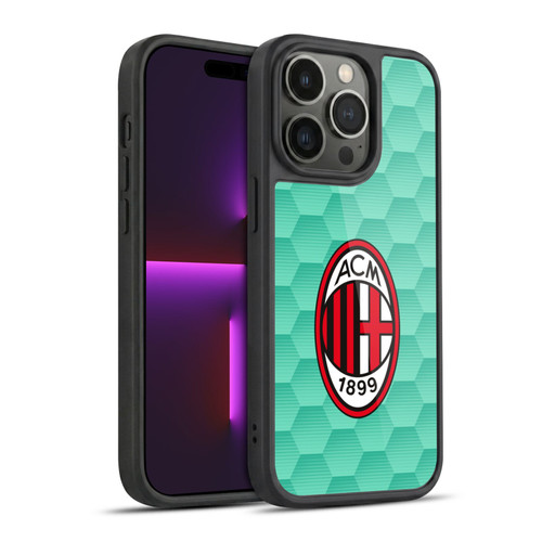 AC Milan 2020/21 Crest Kit Home Goalkeeper Gel Armour Case For Apple iPhone 14 Pro
