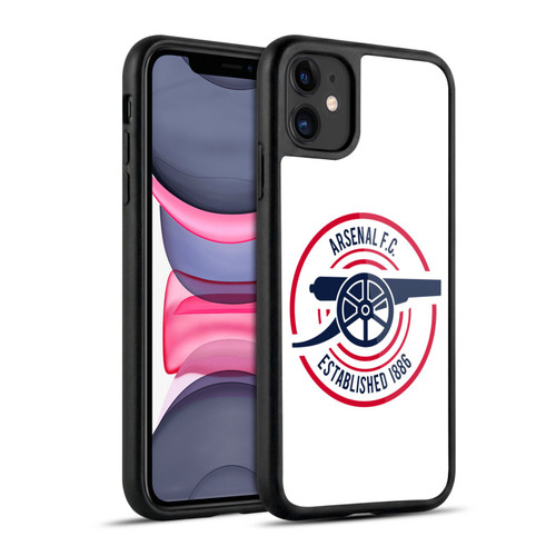 Arsenal FC Crest and Gunners Logo 1886 Gel Armour Case For Apple iPhone 11