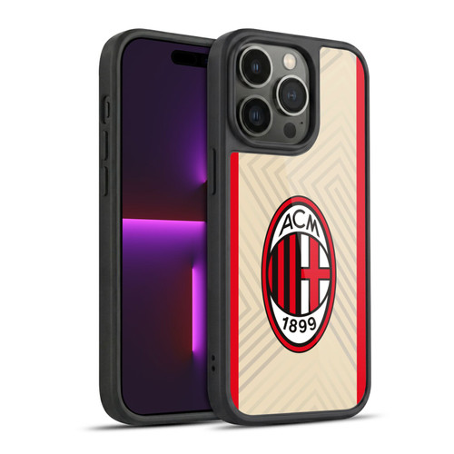 AC Milan 2021/22 Crest Kit Away Gel Armour Case For Apple iPhone 14 Pro