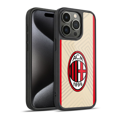 AC Milan 2021/22 Crest Kit Away Gel Armour Case For Apple iPhone 15 Pro