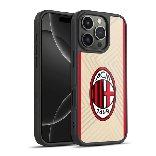 AC Milan 2021/22 Crest Kit Away Gel Armour Case For Apple iPhone 16 Pro