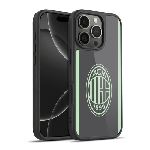 AC Milan 2024/25 Crest Kit Third Gel Armour Case For Apple iPhone 16 Pro