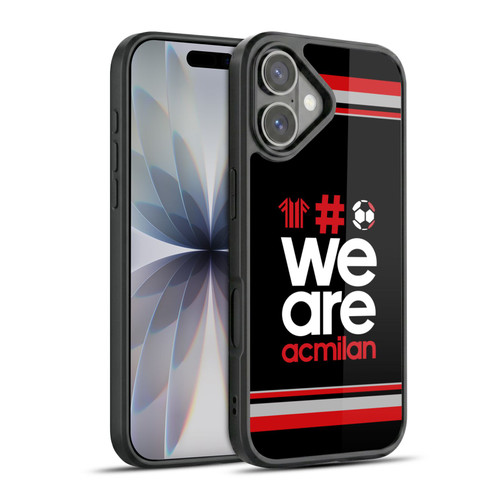 AC Milan Crest Stripes 2 Gel Armour Case For Apple iPhone 17