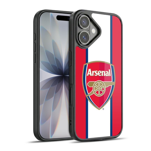 Arsenal FC Crest 2 Stripes 3 Gel Armour Case For Apple iPhone 17