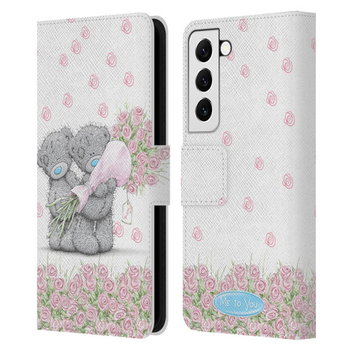 Me To You ALL About Love Pink Roses Leather Book Wallet Case Cover For Samsung Galaxy S22 5G
