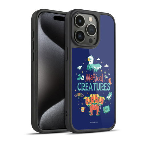 Harry Potter Deathly Hallows I Magical Creatures Gel Armour Case For Apple iPhone 15 Pro