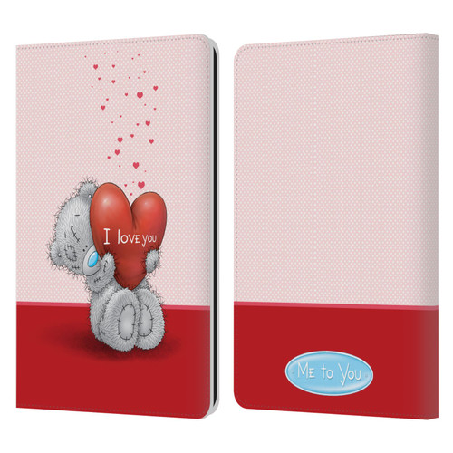 Me To You Classic Tatty Teddy I Love You Leather Book Wallet Case Cover For Amazon Kindle Paperwhite 1 / 2 / 3