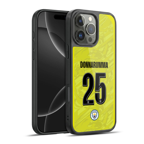 Manchester City Man City FC 2025/26 Players Home Kit 1st Group Gianluigi Donnarumma Gel Armour Case For Apple iPhone 16 Pro Max