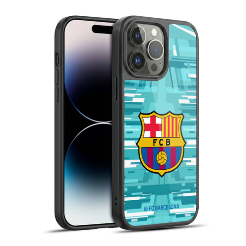 FC Barcelona 2019/20 Crest Kit Home Goalkeeper Gel Armour Case For Apple iPhone 14 Pro Max