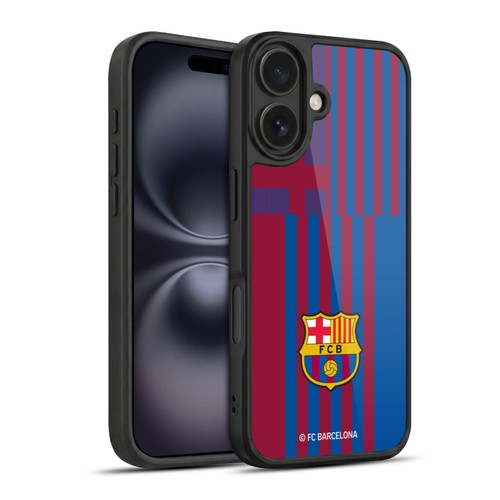 FC Barcelona 2021/22 CREST KIT Home Gel Armour Case For Apple iPhone 16