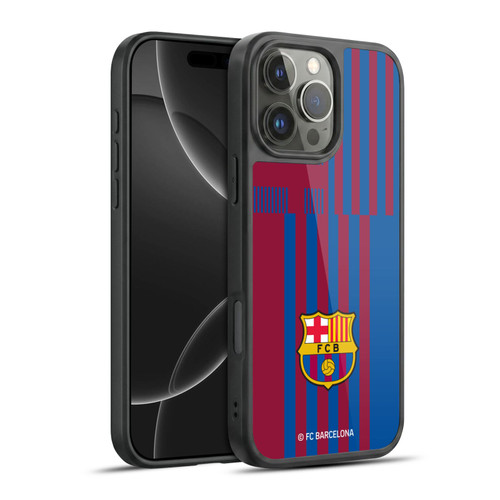 FC Barcelona 2021/22 CREST KIT Home Gel Armour Case For Apple iPhone 16 Pro Max