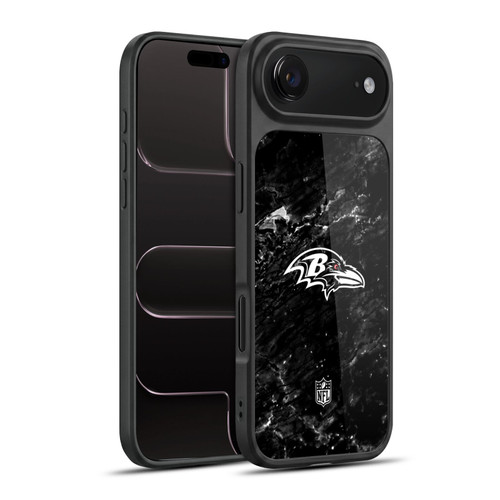 NFL Baltimore Ravens Artwork Marble Gel Armour Case For Apple iPhone 17 Air
