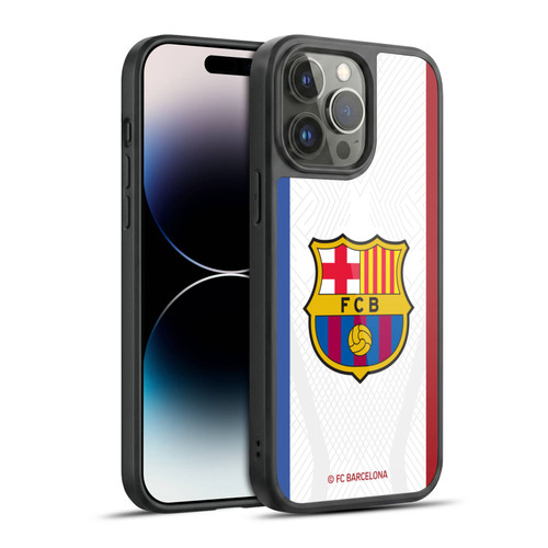 FC Barcelona 2023/24 Crest Kit Away Gel Armour Case For Apple iPhone 14 Pro Max