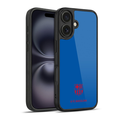 FC Barcelona Crest Patterns Blue Gel Armour Case For Apple iPhone 16