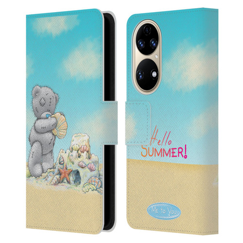 Me To You Classic Tatty Teddy Summer Leather Book Wallet Case Cover For Huawei P50