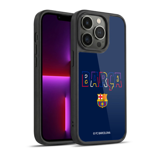 FC Barcelona Graphics Neon Barca Gel Armour Case For Apple iPhone 13 Pro