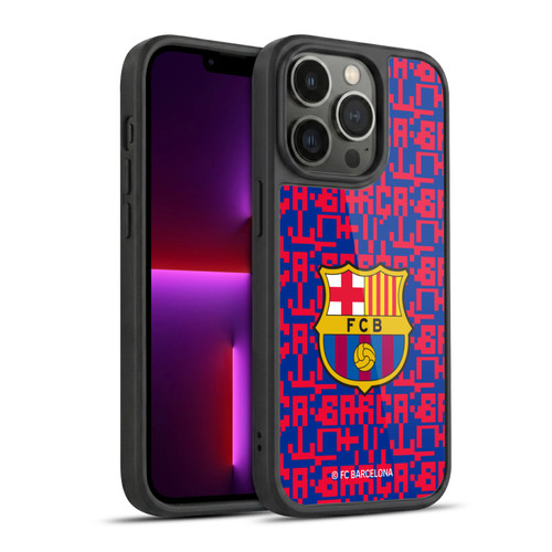 FC Barcelona Graphics Pattern Gel Armour Case For Apple iPhone 13 Pro