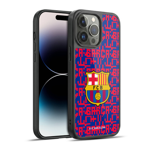FC Barcelona Graphics Pattern Gel Armour Case For Apple iPhone 14 Pro Max