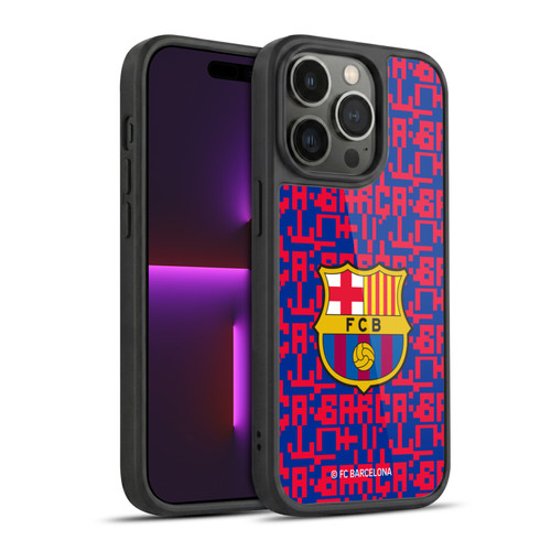 FC Barcelona Graphics Pattern Gel Armour Case For Apple iPhone 14 Pro
