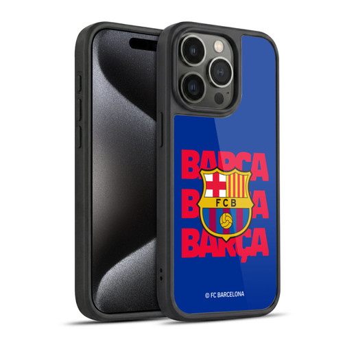 FC Barcelona Graphics Barca Crest Gel Armour Case For Apple iPhone 15 Pro
