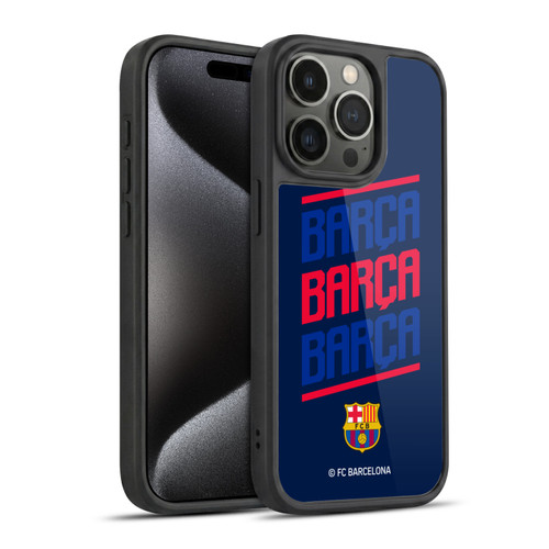 FC Barcelona Graphics Barca Type Gel Armour Case For Apple iPhone 15 Pro