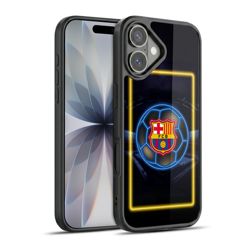 FC Barcelona Neon Logo Gel Armour Case For Apple iPhone 17