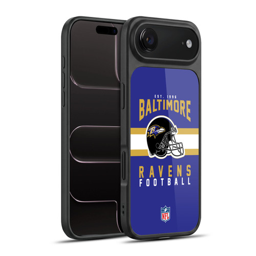 NFL Baltimore Ravens Graphics Helmet Typography Gel Armour Case For Apple iPhone 17 Air