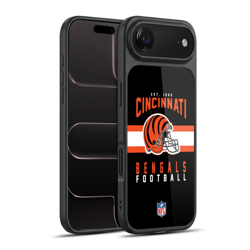 NFL Cincinnati Bengals Graphics Helmet Typography Gel Armour Case For Apple iPhone 17 Air
