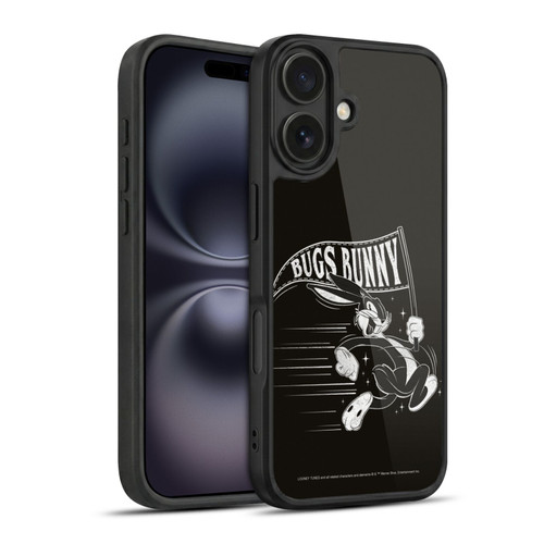 Looney Tunes Bugs Bunny Black And White Gel Armour Case For Apple iPhone 16