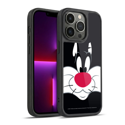 Looney Tunes Full Face Sylvester The Cat Gel Armour Case For Apple iPhone 13 Pro