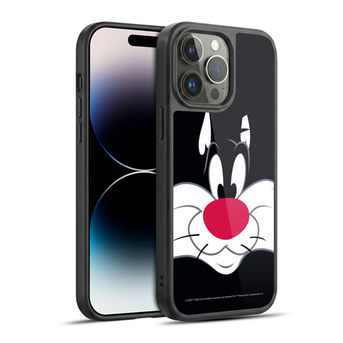 Looney Tunes Full Face Sylvester The Cat Gel Armour Case For Apple iPhone 14 Pro Max