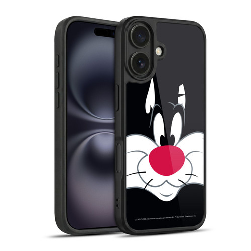 Looney Tunes Full Face Sylvester The Cat Gel Armour Case For Apple iPhone 16