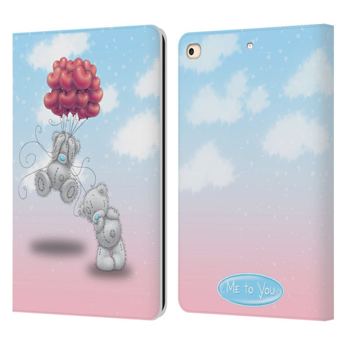 Me To You Classic Tatty Teddy Heart Balloons Leather Book Wallet Case Cover For Apple iPad 9.7 2017 / iPad 9.7 2018