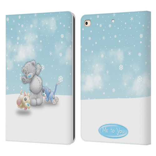 Me To You Classic Tatty Teddy Pets Leather Book Wallet Case Cover For Apple iPad 9.7 2017 / iPad 9.7 2018