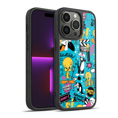 Looney Tunes Graphics and Characters Tweety And Sylvester Gel Armour Case For Apple iPhone 14 Pro