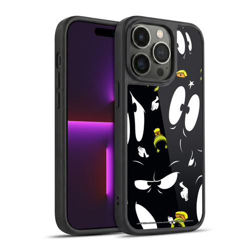 Looney Tunes Patterns Marvin The Martian Gel Armour Case For Apple iPhone 14 Pro