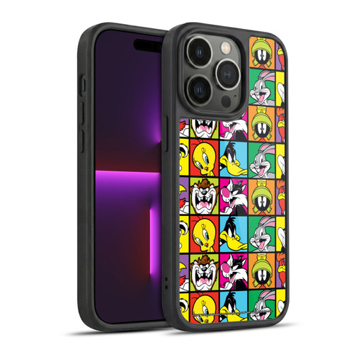 Looney Tunes Patterns Tiles Gel Armour Case For Apple iPhone 14 Pro