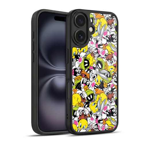 Looney Tunes Patterns Group Gel Armour Case For Apple iPhone 16