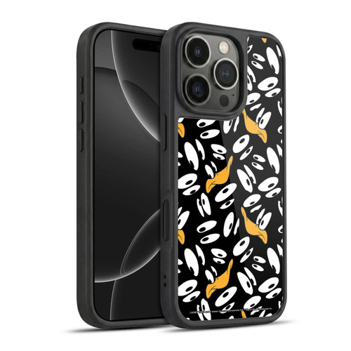 Looney Tunes Patterns Daffy Duck Gel Armour Case For Apple iPhone 16 Pro