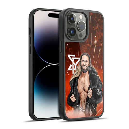 WWE Seth Rollins Graphic Portrait Gel Armour Case For Apple iPhone 14 Pro Max