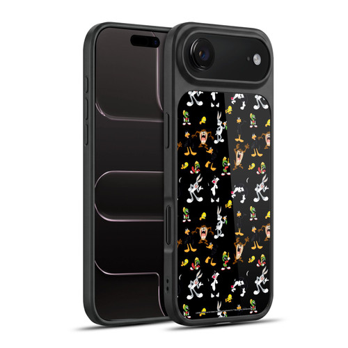 Looney Tunes Patterns Black Gel Armour Case For Apple iPhone 17 Air