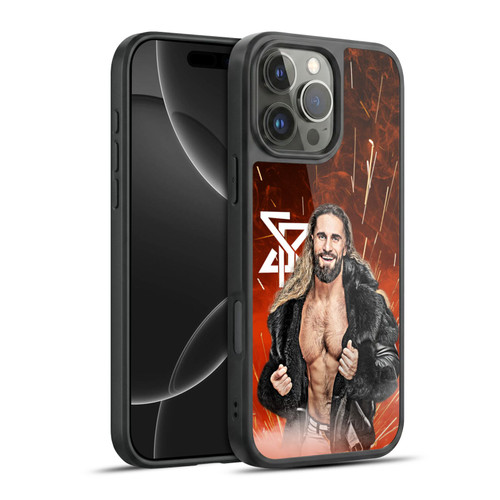 WWE Seth Rollins Graphic Portrait Gel Armour Case For Apple iPhone 16 Pro Max