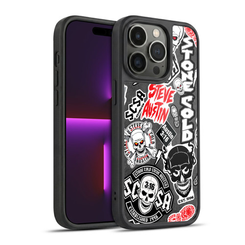 WWE Stone Cold Steve Austin Icons Gel Armour Case For Apple iPhone 14 Pro