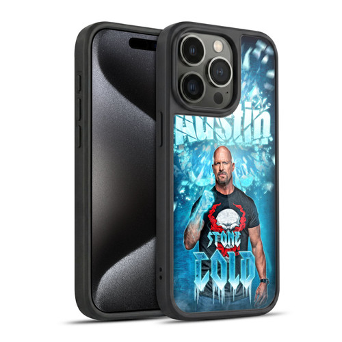 WWE Stone Cold Steve Austin Portrait Gel Armour Case For Apple iPhone 15 Pro