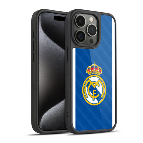 Real Madrid CF Badge Blue Gel Armour Case For Apple iPhone 15 Pro