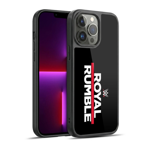 WWE TV Program Logo Royal Rumble Gel Armour Case For Apple iPhone 13 Pro Max